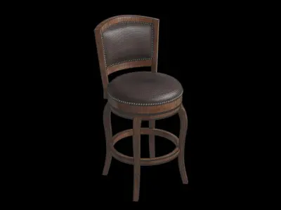 Colin Swivel Bar Stool 3D model