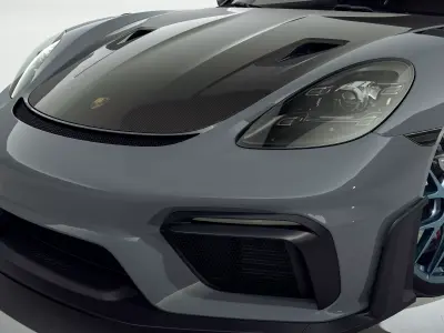 2022 Porsche 718 Cayman GT4 RS  3D model
