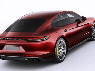 Porsche Panamera Turbo S and Sport Turismo 2021 3D model