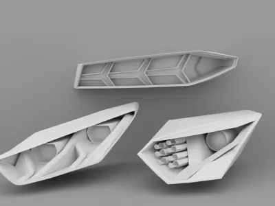 Headlights Rearlight Sport Car 02 3D print model