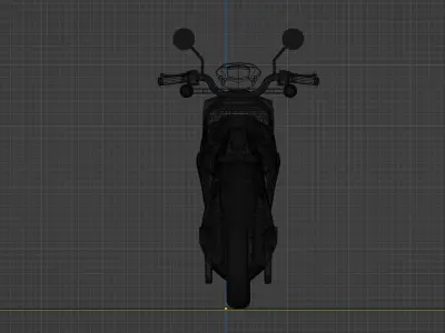 motorbike electric scooter 3D model