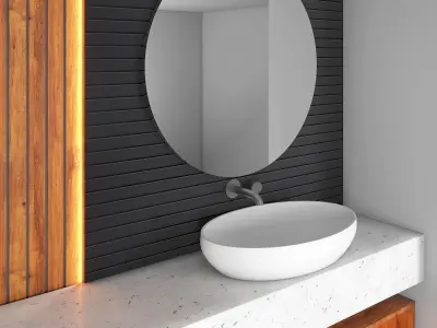 Bathroom furniture 04 Free 3D model