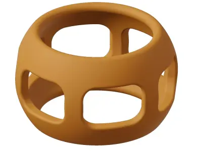 Plastic Automotive CV Joint Cage Toy 3D model