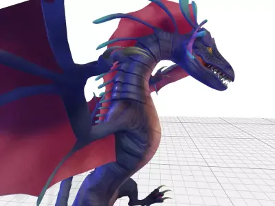 dragon tale 3D model