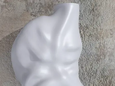 Sculpted vase 3D print model