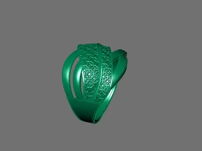 Women Ring Plain Ring Ready STL 3DM Models Womens Rings 3D print model order