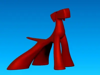  Decorative dog - decor - 3D print 3D print model
