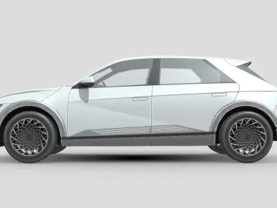 Hyundai IONIQ 5 2022 Low-poly 3D model