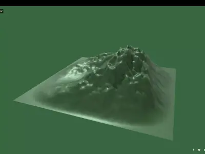 Mountain 3D model