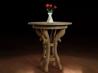 small table Free 3D model buy