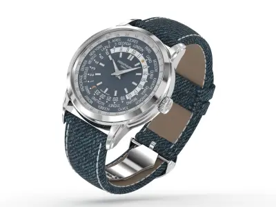 Patek Philippe Ref 5330G-001 Perpetual Calendar White Gold Watch 3D model