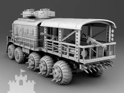 Train survivor 3D print model