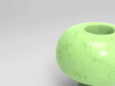 Ololo Plant Pot Low-poly 3D model