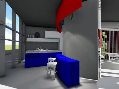 Parametric Office Design Set 3D model