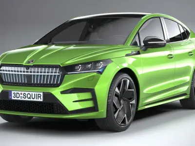 Skoda Enyaq Coupe RS 2022 3D model