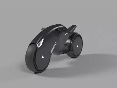 Electric Bike  Low-poly 3D model