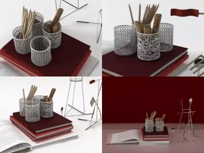 Working set 3D model