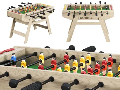 Table Football Game FGE-03  3D model