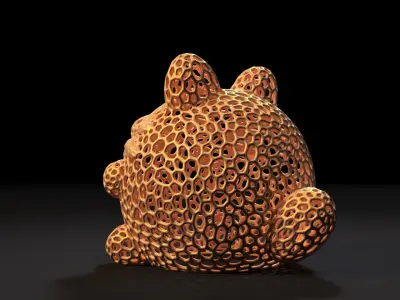 Cat ball Meowth 3D print model