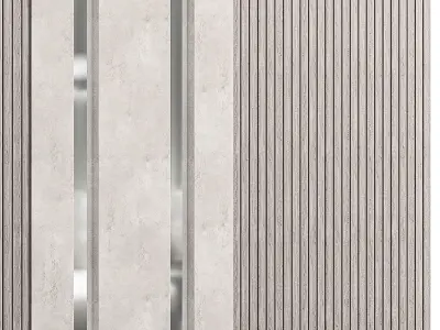 Panel marble wall panels 3D model