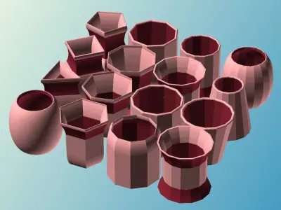 Customizer-able Containers Free 3D print model