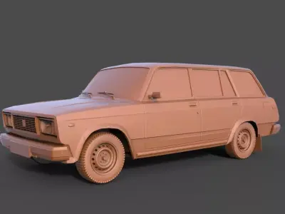 Vaz 2104 3D print model