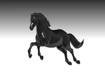 Horse animal 3D print model