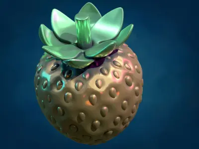Strawberry 3D print model