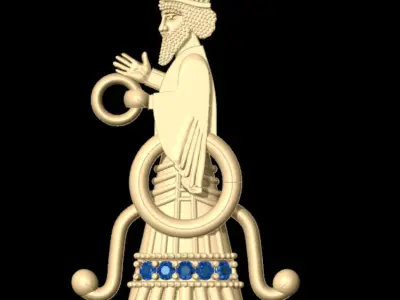 Wingless Farvahar 3D print model