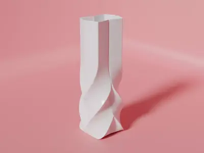 Stylized Vase  Low-poly 3D model