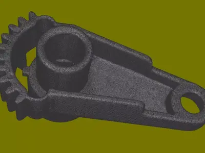 CITROEN C4 PEUGEOT 307 DS Climate Heater Temp Actuator Gear 3D print model