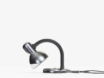 Desk Lamp With Flexible Arm 3D model