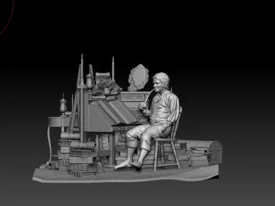 Book Nook Lamp Bag End Bilbo Baggins Lord of the Rings 3D print model