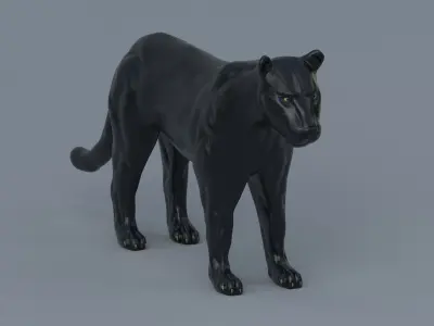 Black Panther 3D model
