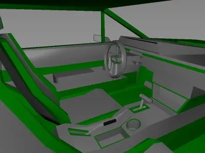 Saxon Valletta concept car 3D model