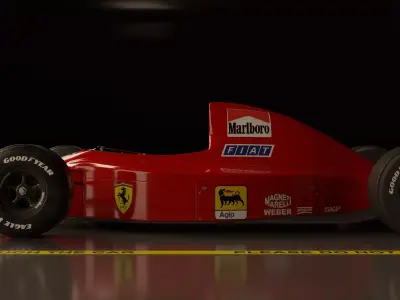Ferrari F1 641 - 90 3D model