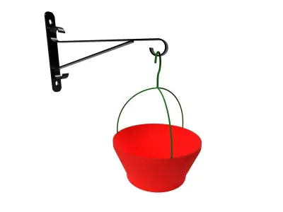 Plant hook for flower pot 3D model