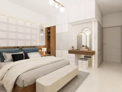 MORDERN BEDROOM 22 INTERIOR  Low-poly 3D model