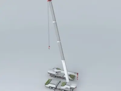 Crane Truck Free 3D model