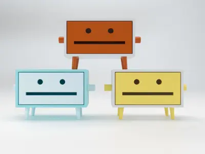 Smile Box Long Free 3D model