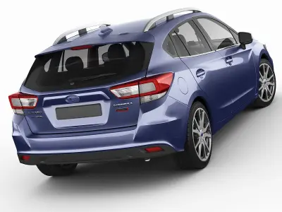 Subaru Impreza 5-door 2017 3D model