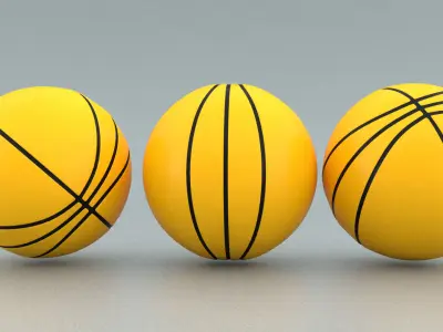 laos Basketball Ball 3D model