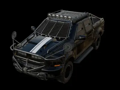 HeavyDuty PickUp 3D model