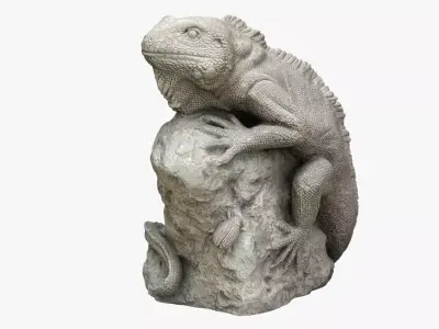 Lizard Statue 3D model