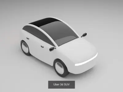 Complete Collection of Uber Vehicles 3D Model Pack