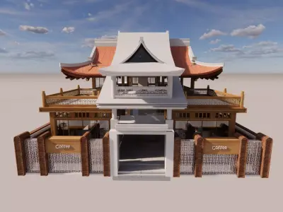 CREATIVE TRADITIONAL ROOF Free 3D model