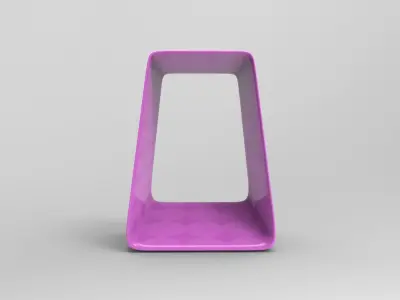 Oblo Stool Low-poly 3D model