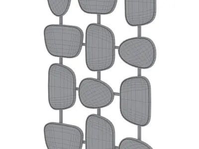 Wall Mirror Nastro by Kare Design 3D model