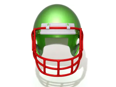 American Football Helmet 3D model