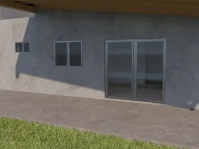 Render interior 3D model